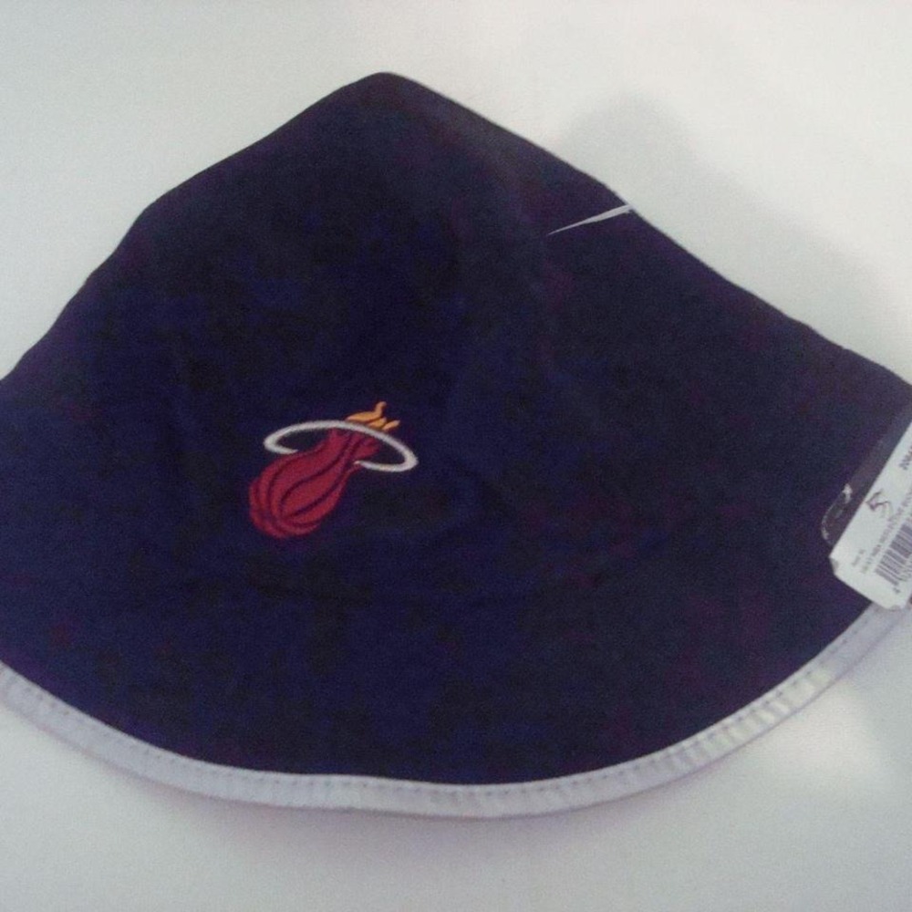 MIAMI HEAT NEW ERA FLOPPY BUCKET HAT CAP VINTAGE W1 Y2K 00S